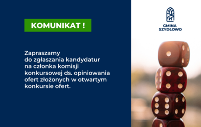 Zdjęcie do Nab&oacute;r na członka komisji konkursowej ds. opiniowania ofert złożonych w otwartych konkursach ofert