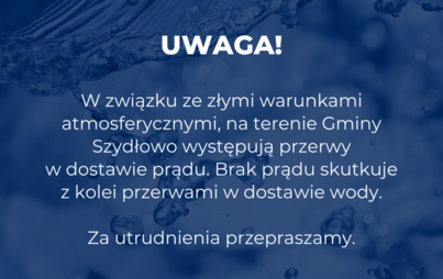 Zdjęcie do Przypominamy: Brak prądu powoduje przerwy w dostawie wody