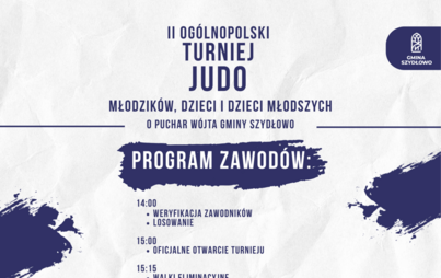 Zdjęcie do II Og&oacute;lnopolski Turniej Judo o Puchar W&oacute;jta Gminy Szydłowo