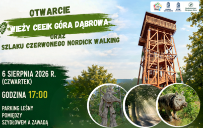 Zdjęcie do Otwarcie Wieży CEEiK G&oacute;ra Dąbrowa oraz szlaku czerwonego Nordic Walking 